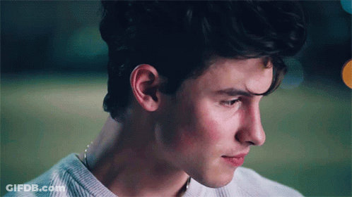 A Close Up Of A Young Man 'S Face With A Sweater On GIF