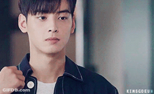 A Close Up Of A Young Man Wearing A Black Jacket . GIF