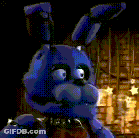 Close Up Of Bonnie From Five Nights At Freddy's GIF