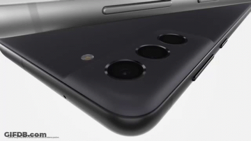 A Close Up Of The Back Of A Phone With The Words Color Availability May Vary By Country Or Operator GIF