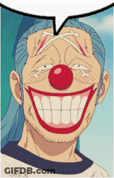 A Clown With A Big Smile And A Speech Bubble GIF