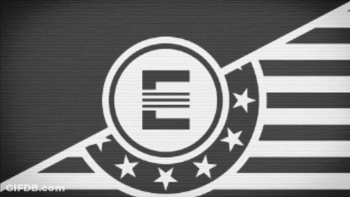 A Coin With The Letter E In The Center GIF