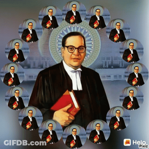 A Collage Of Images Of A Man In A Judge 'S Robe Holding A Bible GIF