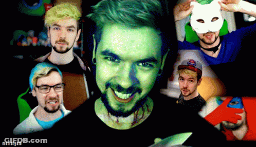 A Collage Of Images Of A Man With The Word Marilyn On The Bottom Right GIF