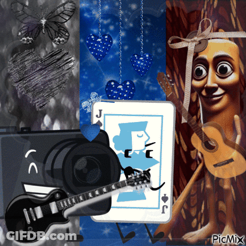 A Collage Of Images With The Word Picmix At The Top GIF