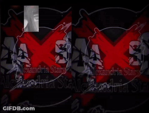 A Collage Of Images With The Words Alexandria Stars On It GIF