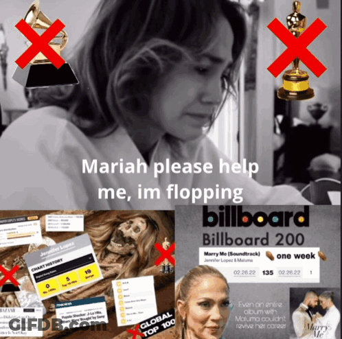 A Collage Of Mariah Please Help Me Im Flopping GIF