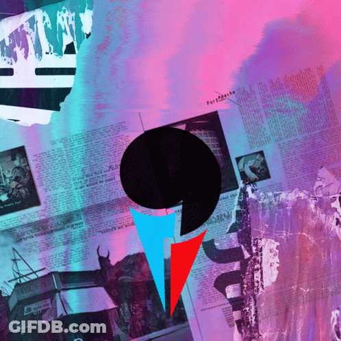 A Collage Of Newspapers With One That Says ' Forty-Fourth ' On It GIF