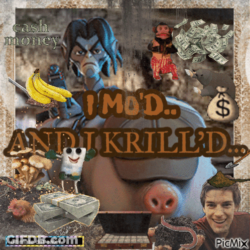 A Collage Of Pictures With The Words Imo D Andi Krilld GIF