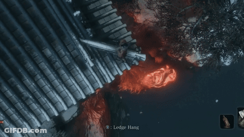 A Collage Of Three Different Images Shows A Roof A Frog And A Waterfall GIF