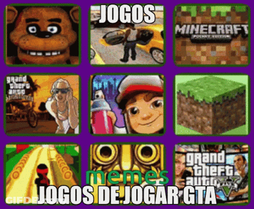 A Collage Of Video Games Including Grand Theft Auto GIF