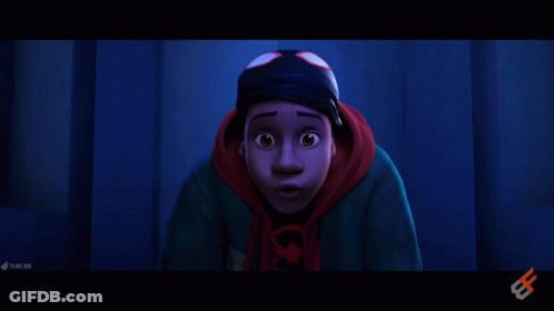 A Collection Of Spider-Man Comic Books Including Spider-Man Noir And Spider-Man Into The Spider-Verse GIF