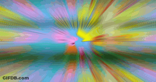 A Colorful Background With A Swirl In The Center GIF