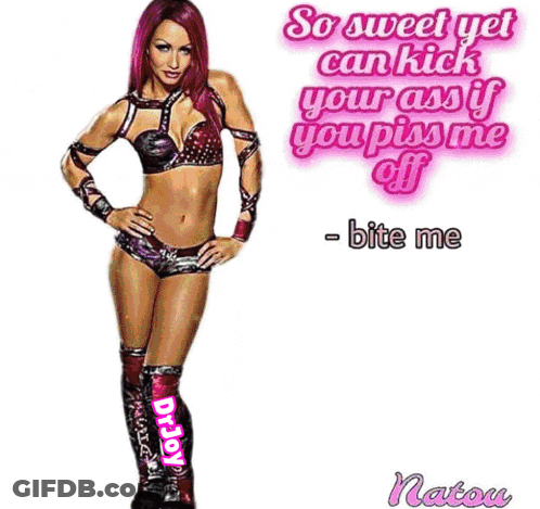A Colorful Drawing Of A Woman With The Words So Sweet Yet Can Kick Your Ass If You Piss Me Off GIF