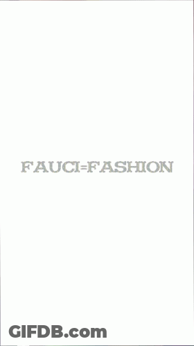 A Colorful Poster With The Words Fouci Fashion GIF