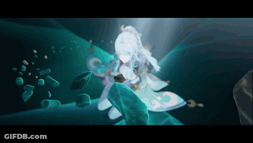 A Computer Generated Image Of A Girl In A Kimono GIF