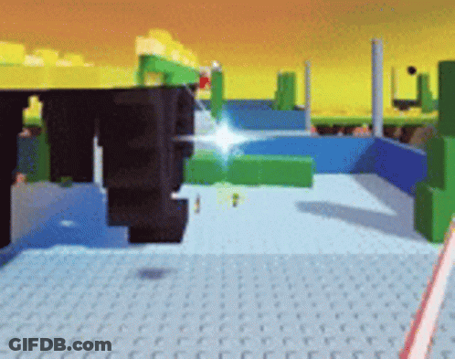 A Computer Generated Image Of A Maze With A Glowing Object In The Middle GIF