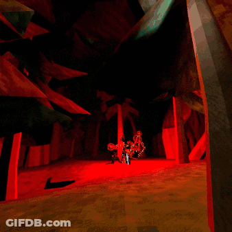 A Computer Generated Image Of A Monster With The Letter G On Its Head GIF