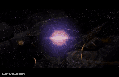 A Computer Generated Image Of A Planet In A Galaxy GIF