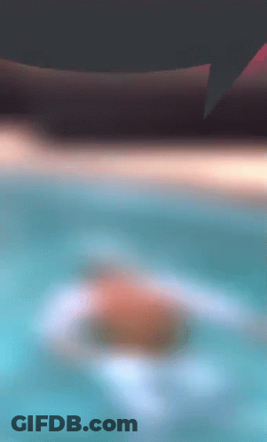 Computer Generated Pool With Bubbles GIF