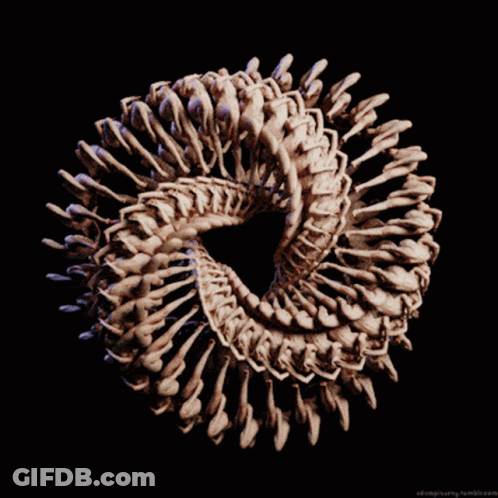 A Computer Generated Image Of A Swirl With A Black Background And A Watermark That Says Ad Simplicity Tumblr.com GIF