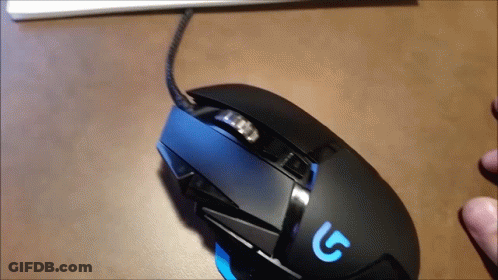A Computer Mouse With The Letter G On The Side GIF