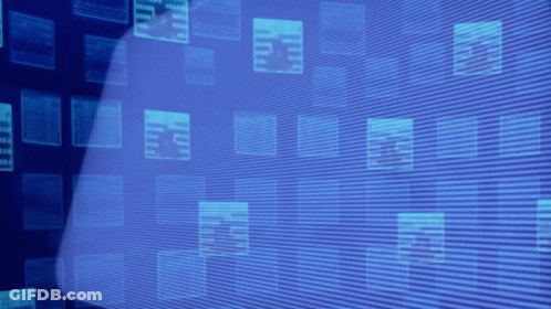 A Computer Screen Displays The Word Zoota On It GIF
