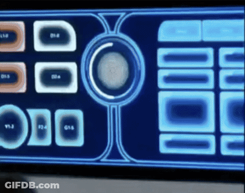 A Computer Screen Displays Various Numbers And Letters Including One That Says G14 GIF