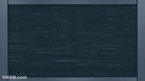 A Computer Screen Shows A Blue Sky With White Clouds And A Purple Sun GIF