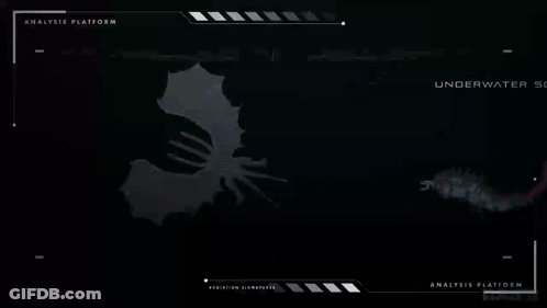 A Computer Screen Shows A Critical Hit Underwater Scene GIF