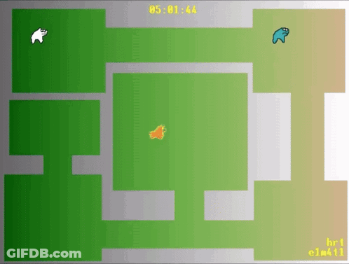 A Computer Screen Shows A Game Being Played With A Time Of 05 : 01 : 44 GIF