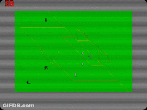 A Computer Screen Shows A Soccer Game Between Arsenal And Blackpool With The Score 1 To 0 GIF
