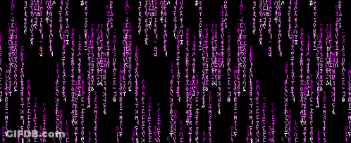 A Computer Screen With A Lot Of Numbers And Letters On It GIF