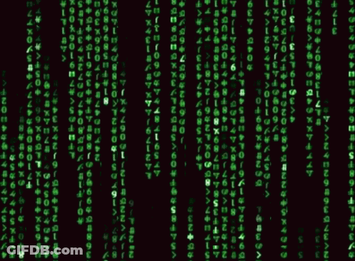A Computer Screen With A Lot Of Numbers And Symbols On It GIF