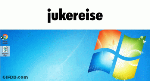 A Computer Screen With The Word Jukereise On The Top GIF