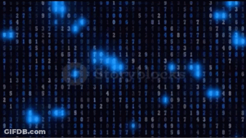 A Computer Screen With The Words Code Friends Written In Blue GIF