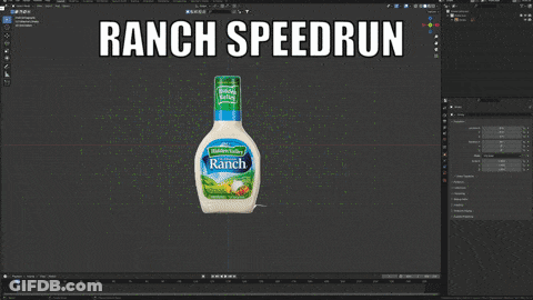 A Computer Screen With The Words Ranch Speedrun Written On It GIF