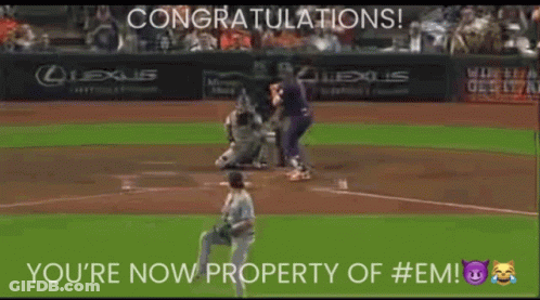 A Congratulations Message Is Displayed On A Basketball Game GIF