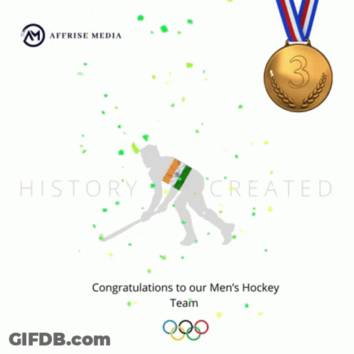 A Congratulations To Our Men 'S Hockey Team Poster GIF