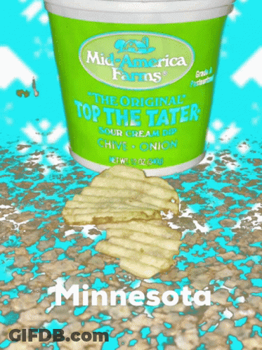 A Container Of The Original Top The Tater Chip Dip GIF
