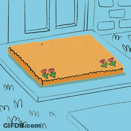 A Cookie That Says Home Sweet Energy Efficient Home On It GIF