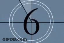 Countdown Clock Showing 4 GIF