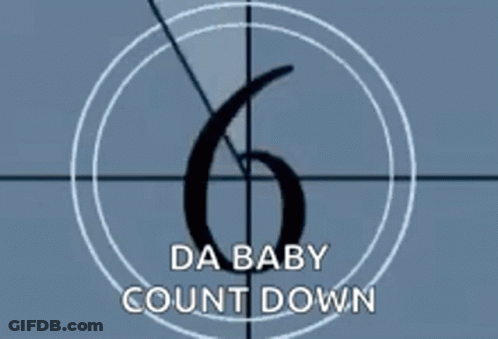 Da Baby Countdown Clock GIF