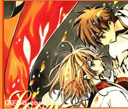 A Couple Of Anime Characters Are Standing Next To Each Other And The Word Love Is On The Bottom GIF