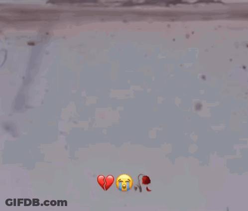 A Couple Of Ants Shaking Hands With A Broken Heart Behind Them GIF