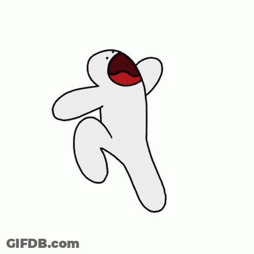 A Couple Of Cartoon Characters Hugging Each Other With A Red Heart On Top Of Them . GIF