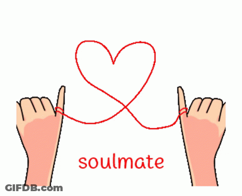 A Couple Of Hands Holding A Red String In The Shape Of A Heart GIF