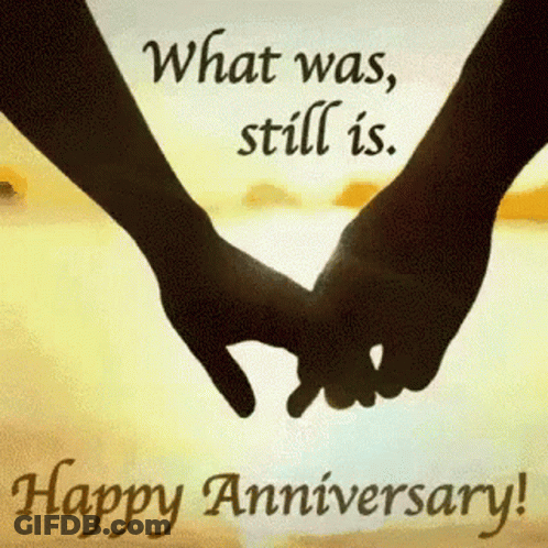 A Couple Of Hands Holding Each Other With The Words `` What Was , Still Is . '' GIF