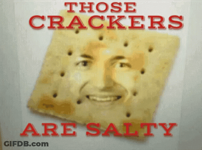 A Cracker With Human Face GIF