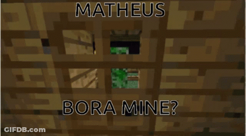 A Creeper In A Video Game Says Matheus GIF